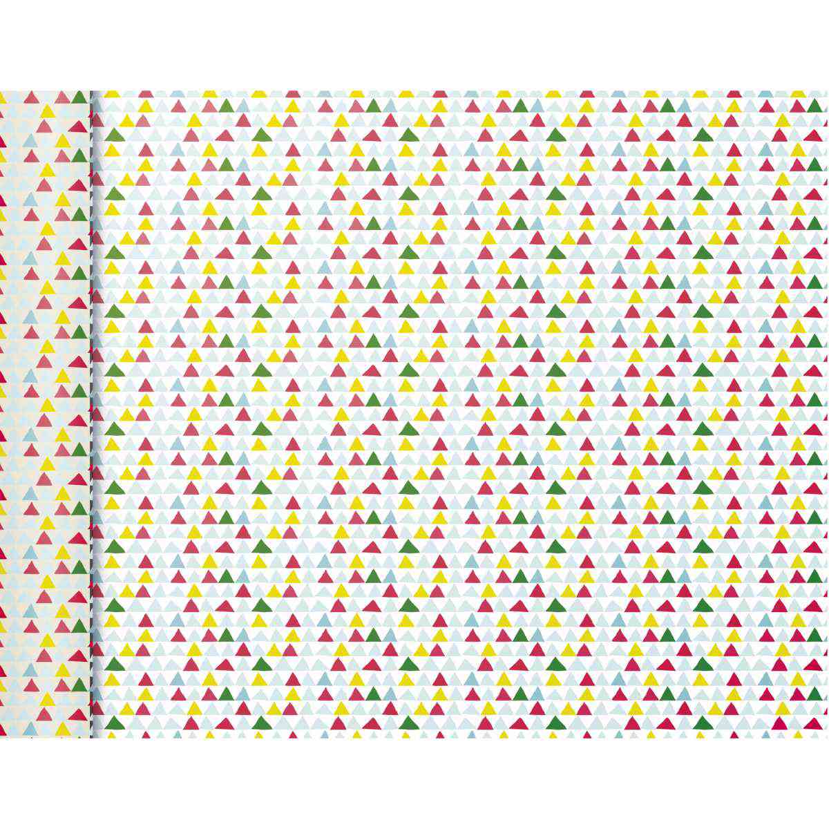 CLAIREFONTAINE Geschenkpapier Tiny Dreiecke rosa 0,35 x 5m