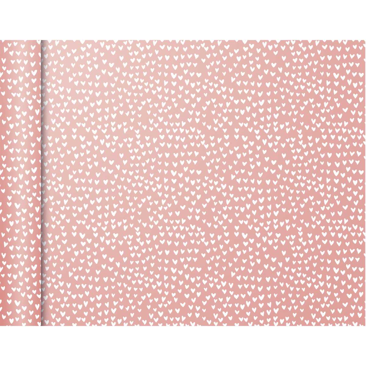 CLAIREFONTAINE Geschenkpapier Tiny Herzen 0,35 x 5m