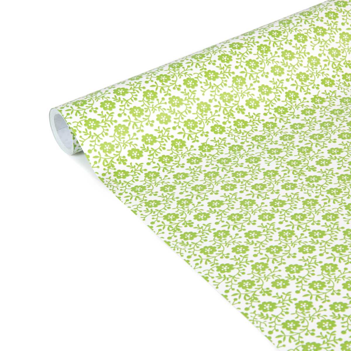 CLAIREFONTAINE Geschenkpapier Tiny Blumen grün 0,35 x 5m