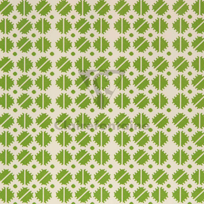 CLAIREFONTAINE Geschenkpapier Tiny Quadrate grün 0,35 x 5m