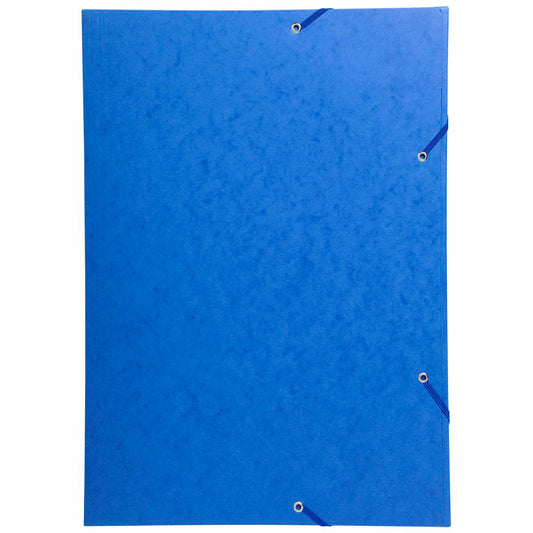 EXACOMPTA Sammelmappe A3 mit Gummizug blau extra stark 600g