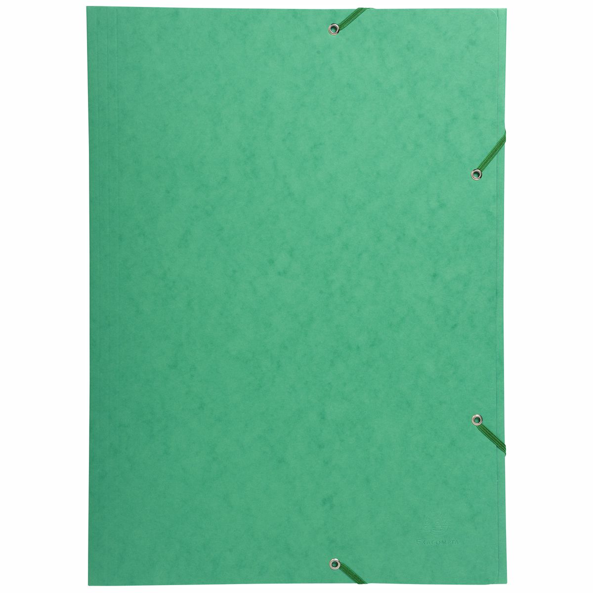 EXACOMPTA Sammelmappe A3 mit Gummizug grün extra stark 600g