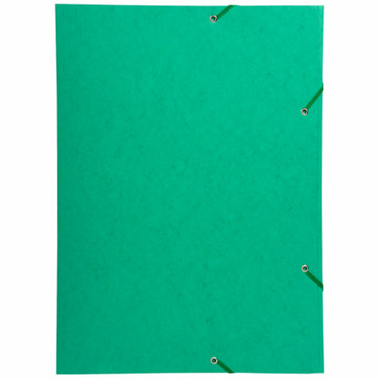 EXACOMPTA Sammelmappe A3 mit Gummizug grün extra stark 600g