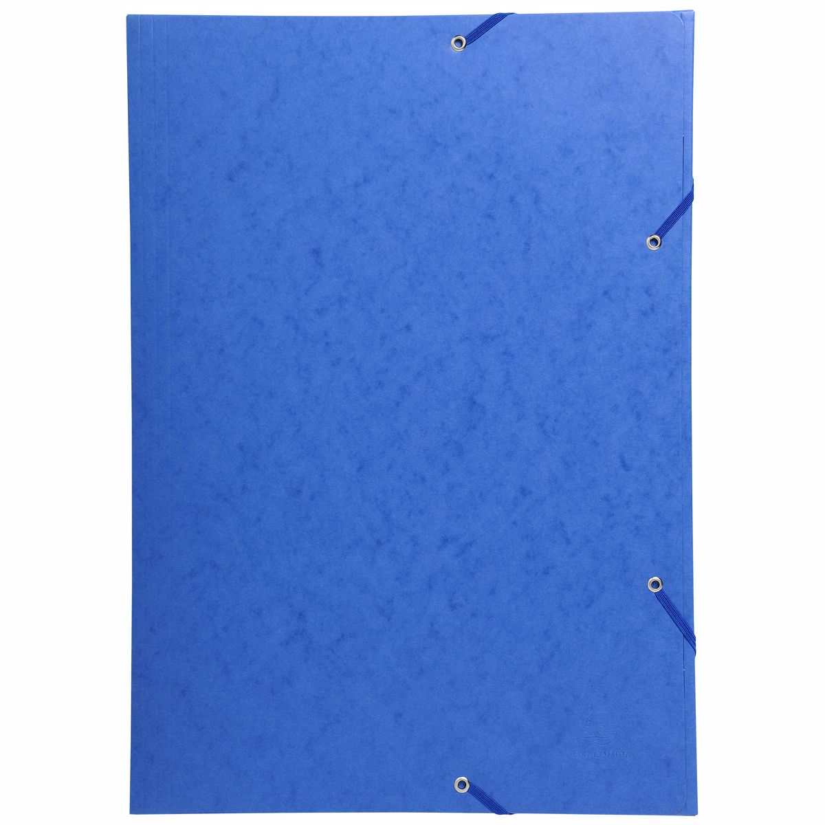 EXACOMPTA Sammelmappe A2 mit Gummizug blau extra stark 600g