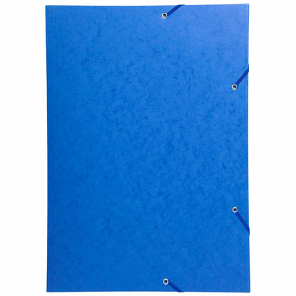 EXACOMPTA Sammelmappe A2 mit Gummizug blau extra stark 600g