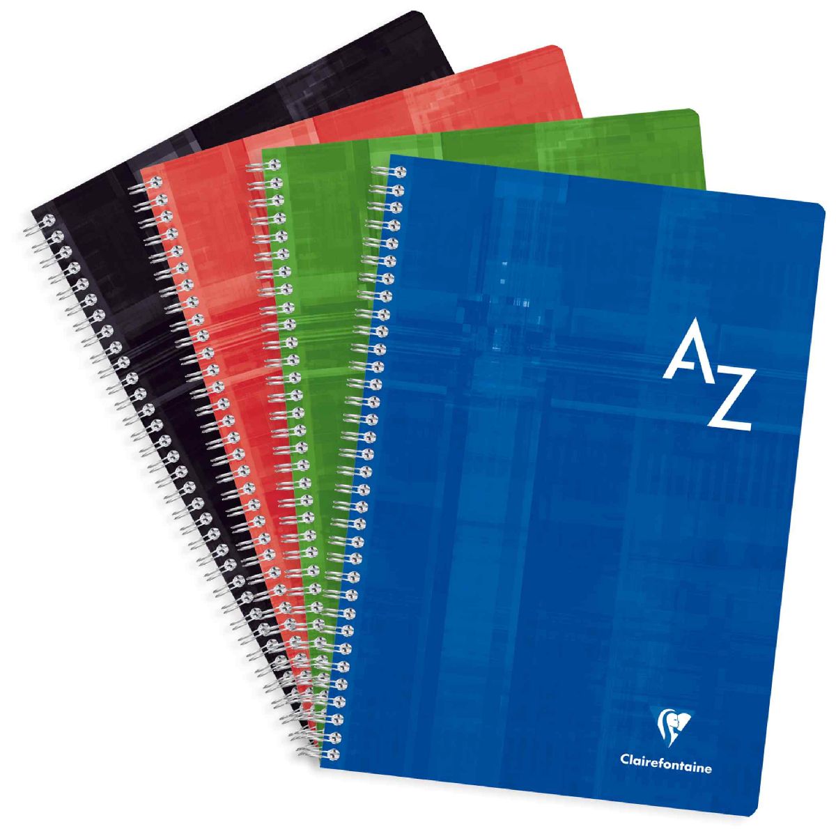 CLAIREFONFAINE Registerbuch mit Spirale A4 kariert A-Z 50 Blatt