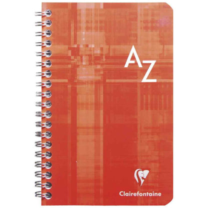 CLAIREFONFAINE Registerbuch mit Spirale A4 kariert A-Z 50 Blatt