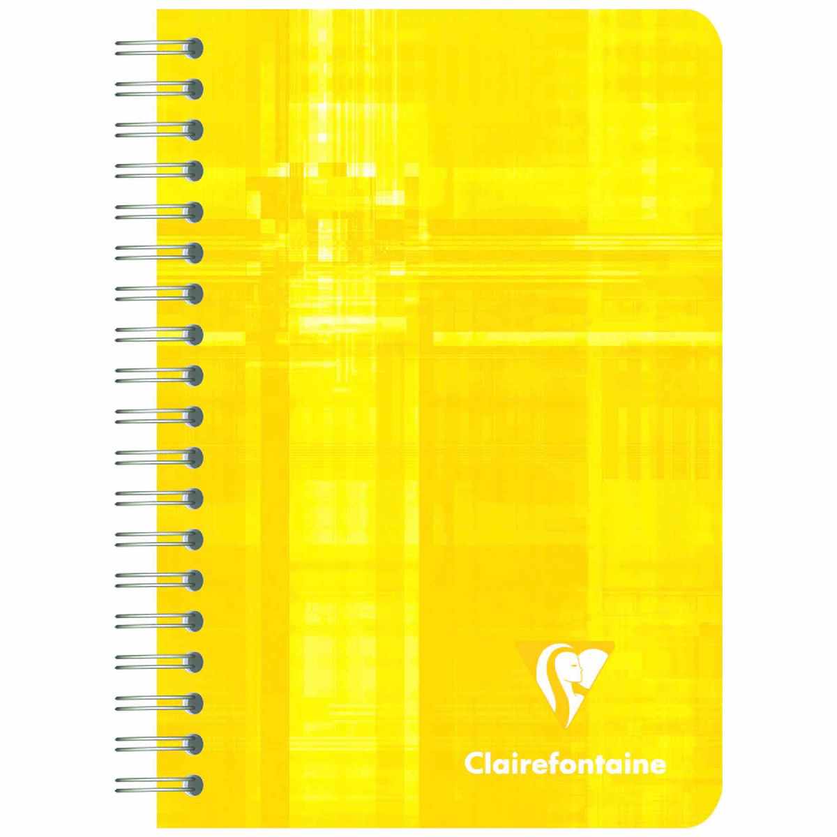CLAIREFONTAINE Spiralheft 9x14cm kariert 90 Blatt