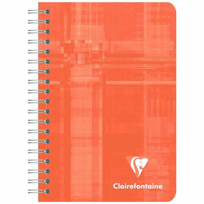 CLAIREFONTAINE Spiralheft 9x14cm kariert 90 Blatt