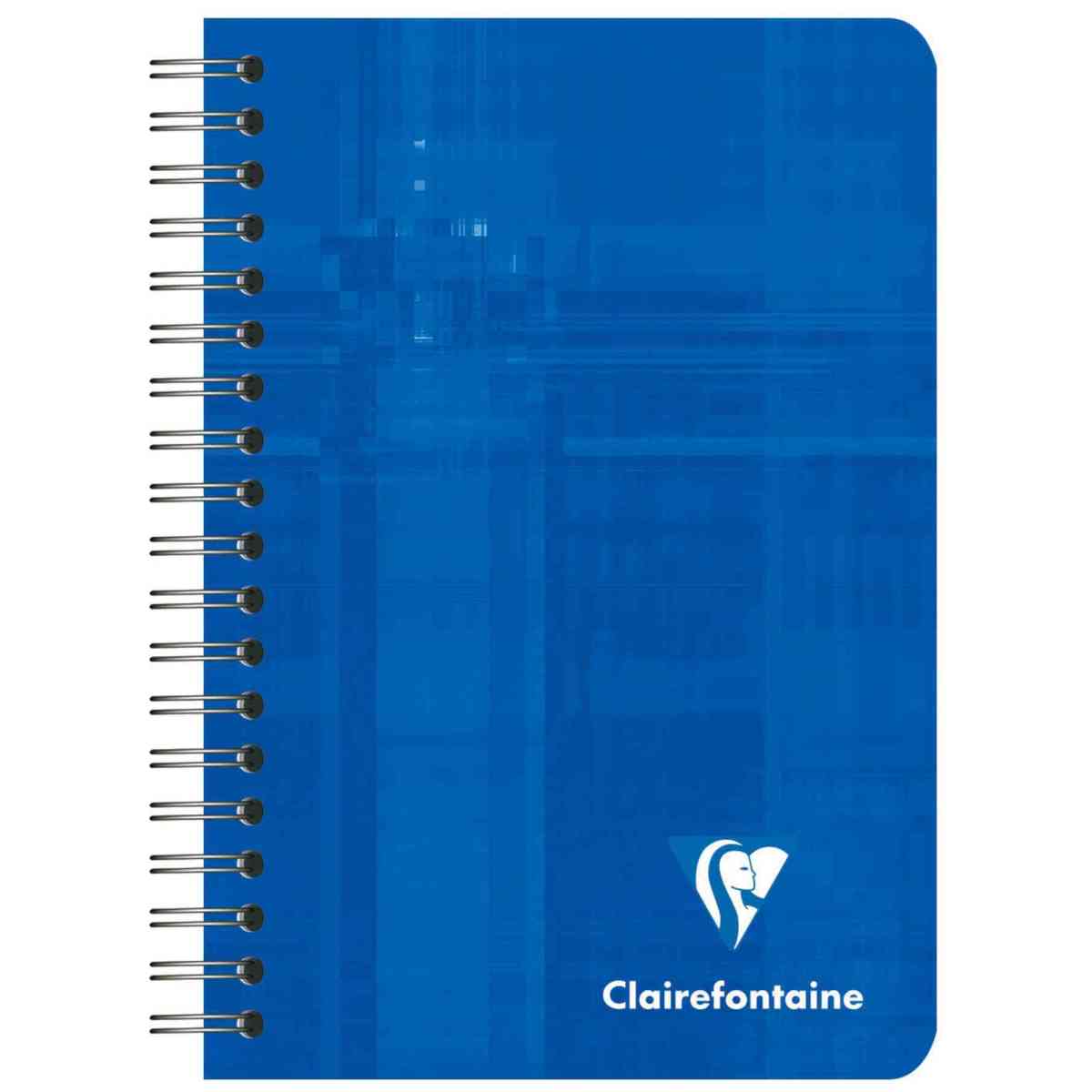 CLAIREFONTAINE Spiralheft 9x14cm liniert 90 Blatt