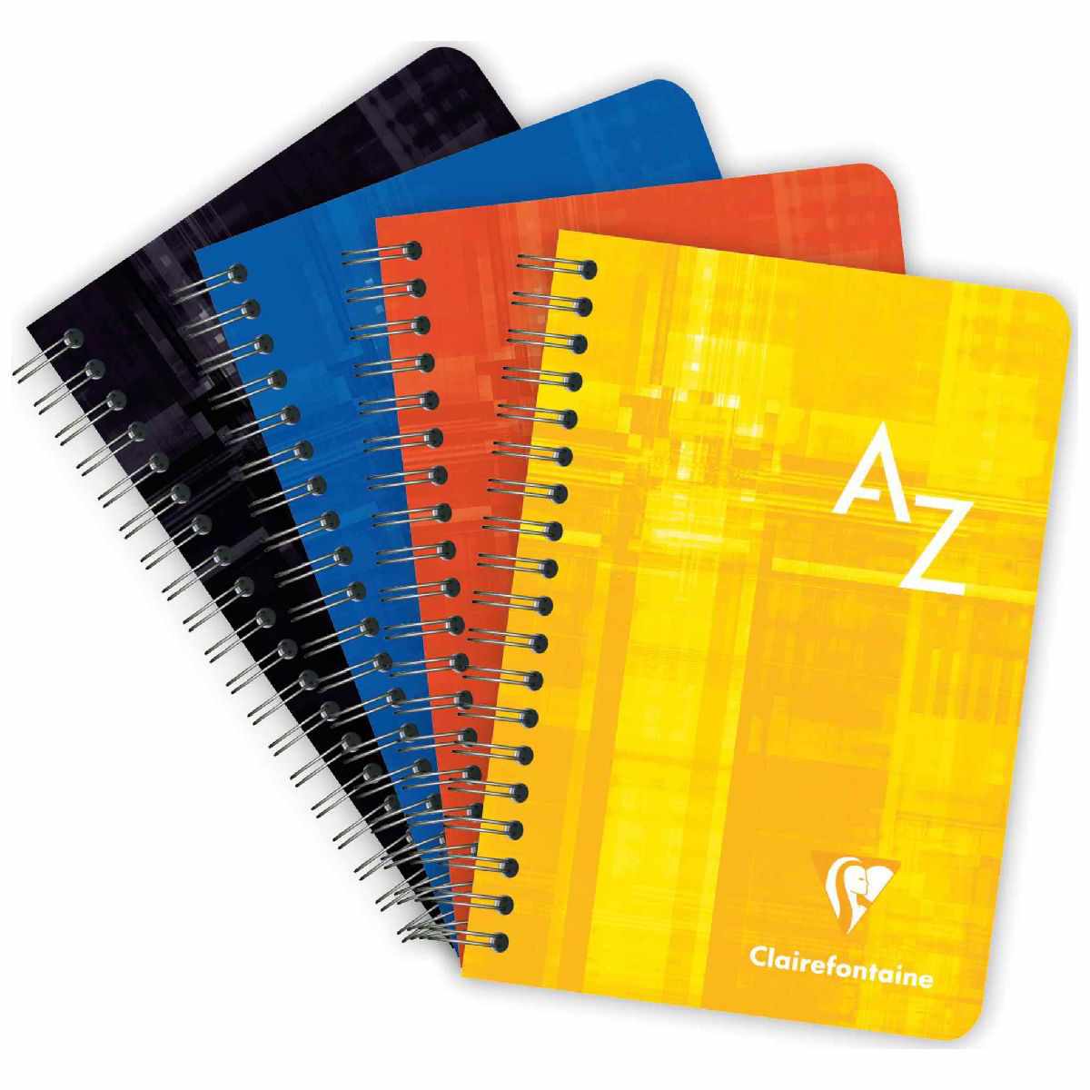 CLAIREFONFAINE Registerbuch mit Spirale 9x14cm kariert A-Z 50 Blatt