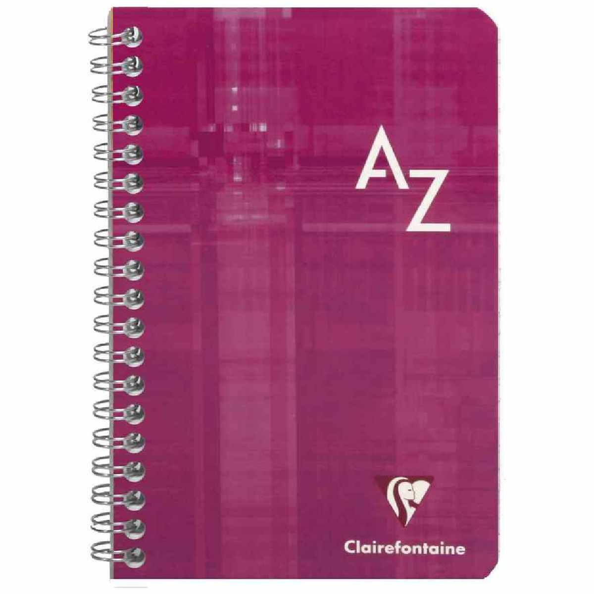 CLAIREFONFAINE Registerbuch mit Spirale 9x14cm kariert A-Z 50 Blatt