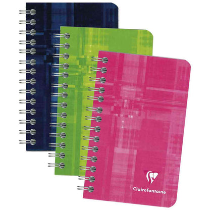 CLAIREFONFAINE Spiralheft 7,5x12cm blanko 50 Blatt