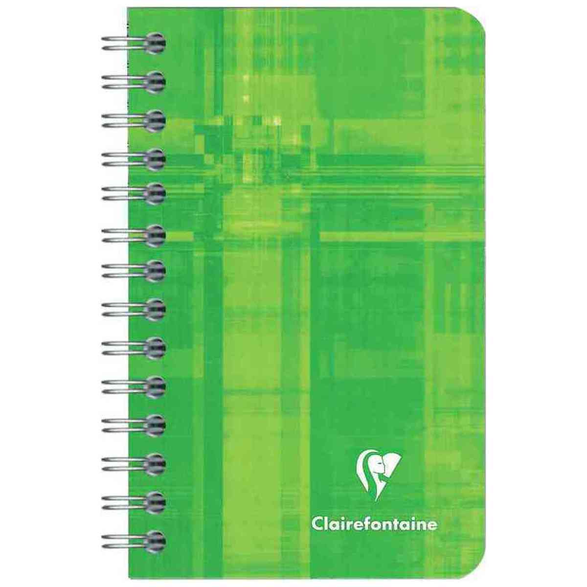 CLAIREFONFAINE Spiralheft 7,5x12cm kariert 50 Blatt