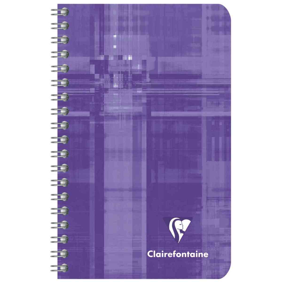 CLAIREFONFAINE Spiralheft 7,5x12cm kariert 50 Blatt