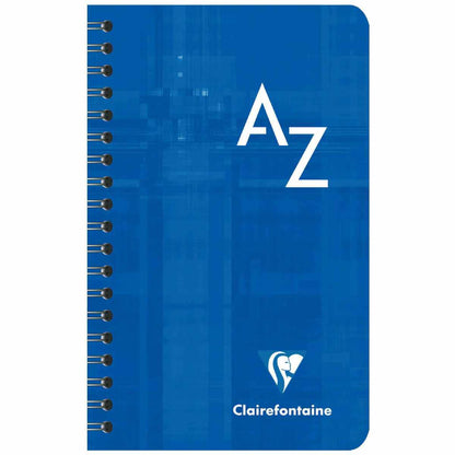 CLAIREFONFAINE Registerbuch mit Spirale 7,5x12cm kariert A-Z 50 Blatt