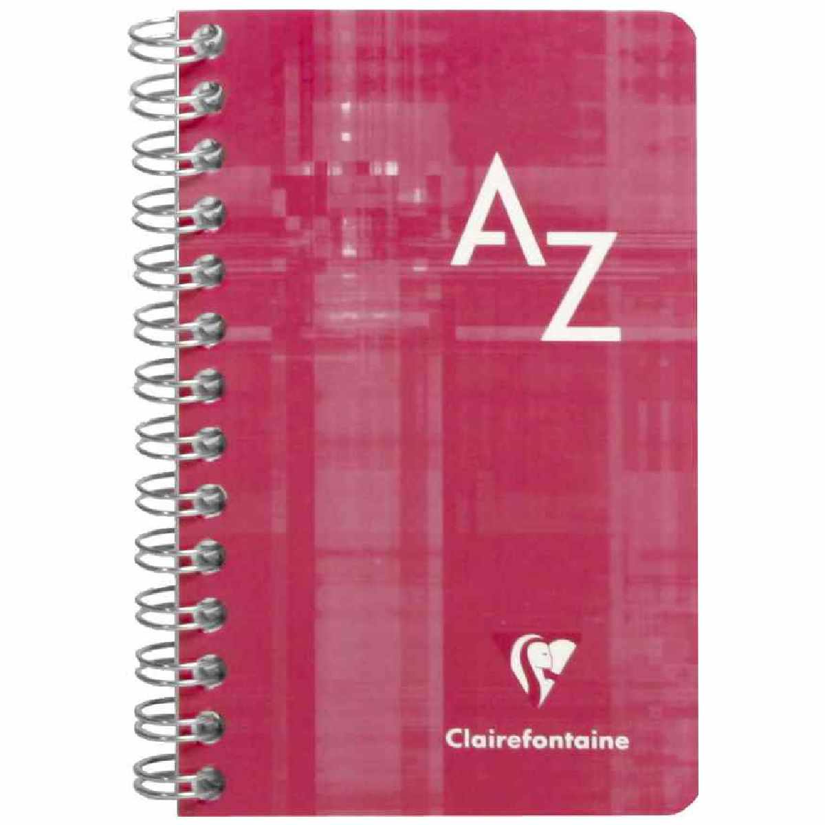 CLAIREFONFAINE Registerbuch mit Spirale 7,5x12cm kariert A-Z 50 Blatt