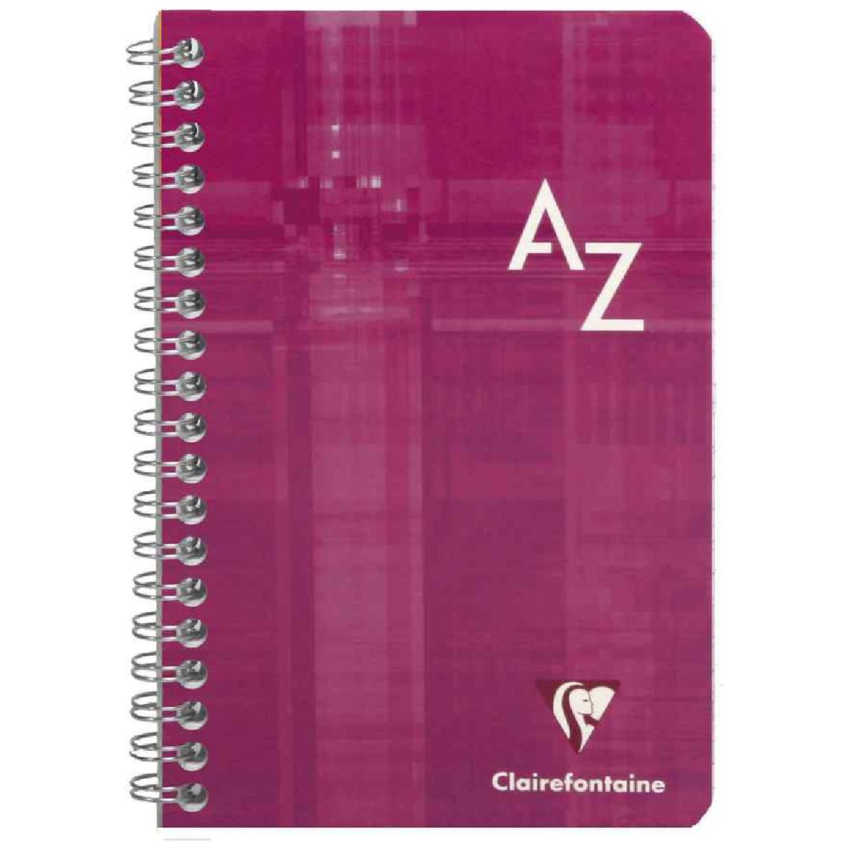 CLAIREFONFAINE Registerbuch mit Spirale 11x17cm kariert A-Z 50 Blatt