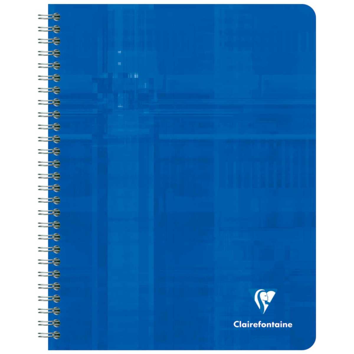 CLAIREFONTAINE Registerbuch A5 mit Spirale 17x22cm 120 farbige Seiten, 12-teilig