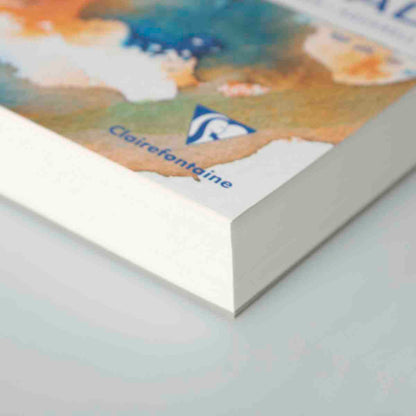 CLAIREFONTAINE Aquarellblock JUMBO Aquapad A6 300g mittel 50 Blatt