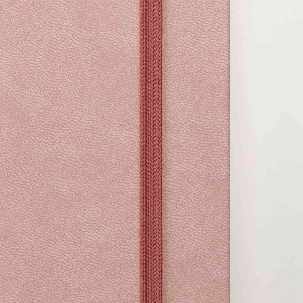 DARWI Skizzenbuch mit Gummizug 14x14cm 80 Blatt 140g hellrosa