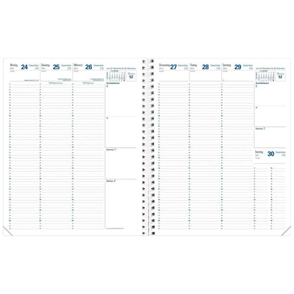QUO VADIS Buchkalender Eurequart Impala 24x30cm schwarz 2027
