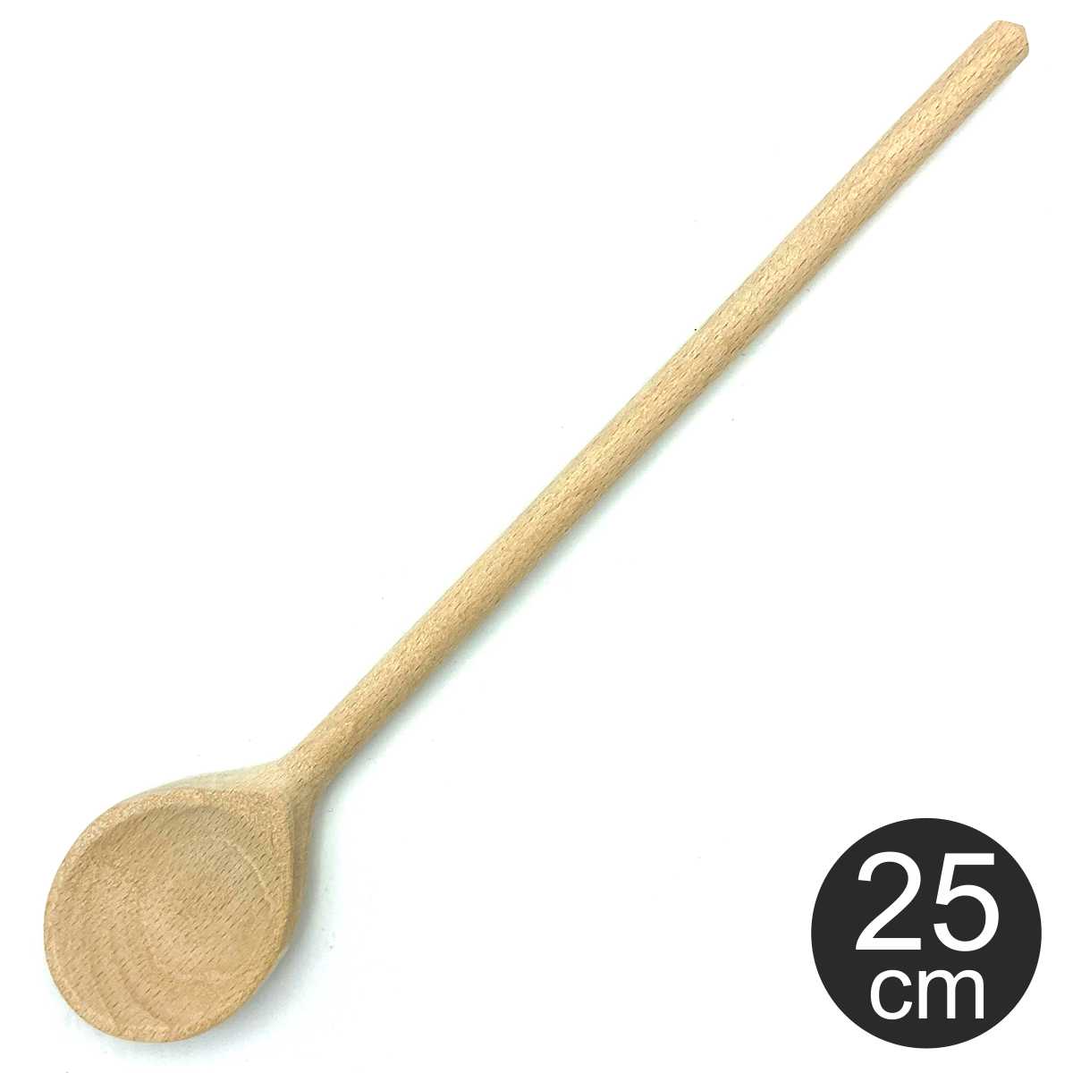 HELO Kochlöffel rund 25cm Buchenholz 152-100
