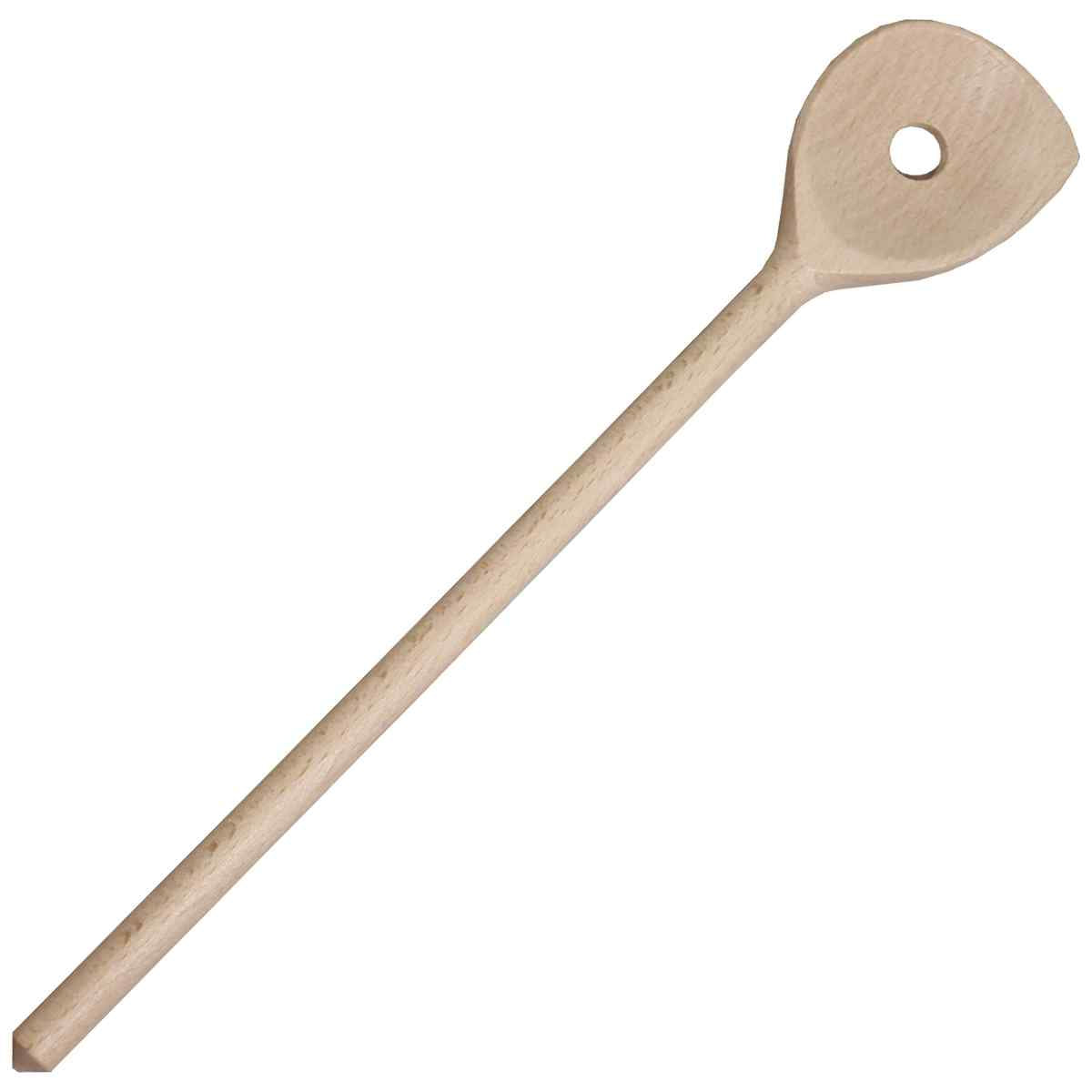 HELO Lochlöffel / Kochlöffel mit Loch und Spitze 30cm Buchenholz 167-100