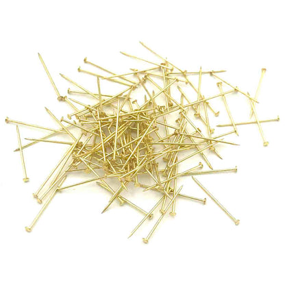 EFCO Stecknadeln / Dekonadeln gold Messing poliert 18mm 50g