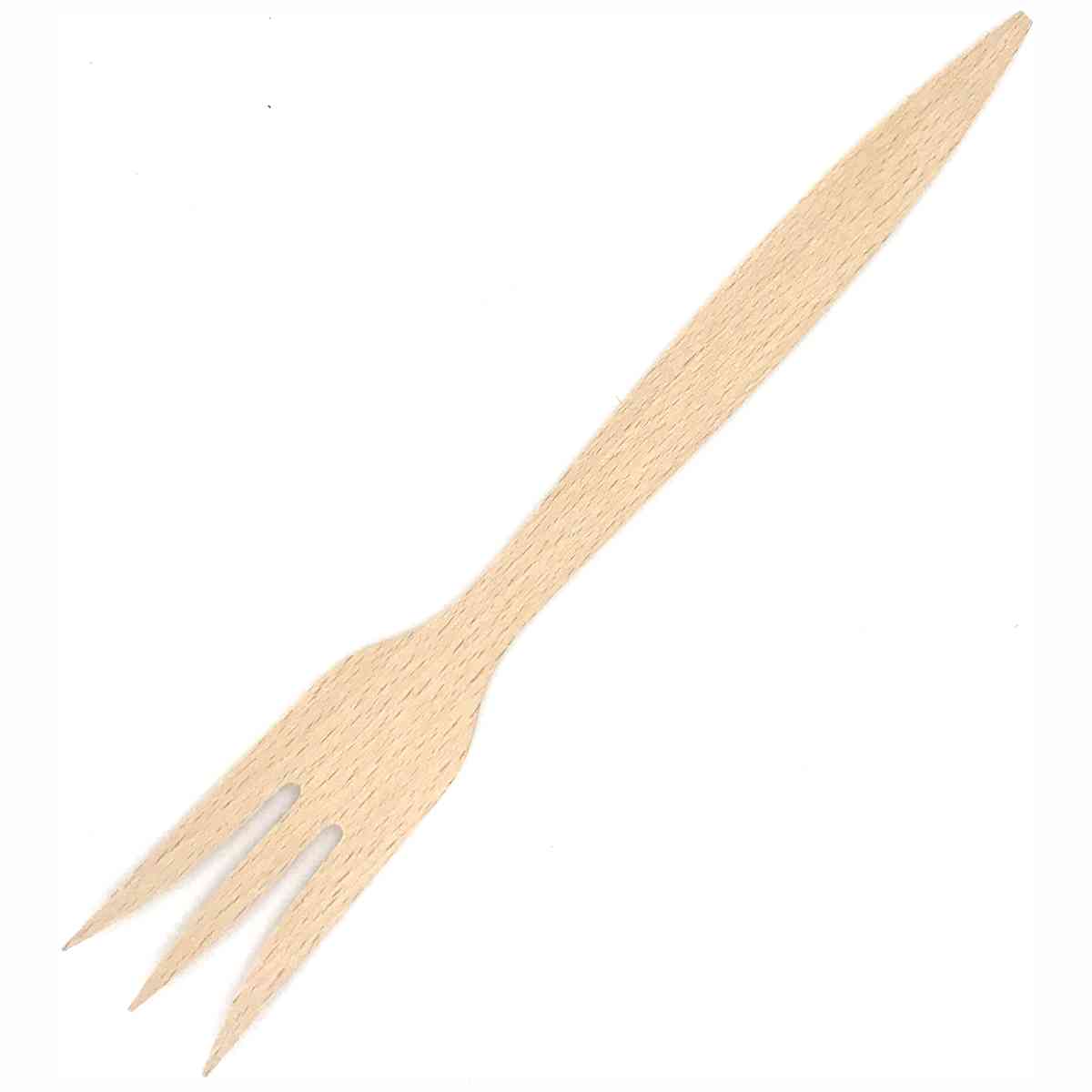 HELO Holzgabel 3 Spitzen 30cm Buchenholz 395-100