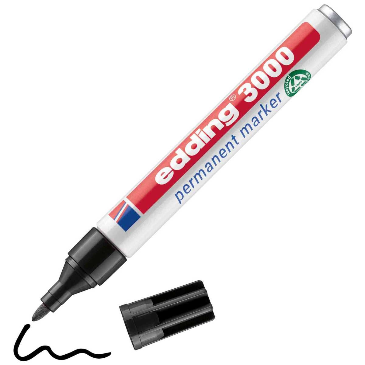 EDDING Permanentmarker 3000 1,5-3mm [20 Farben wählbar]