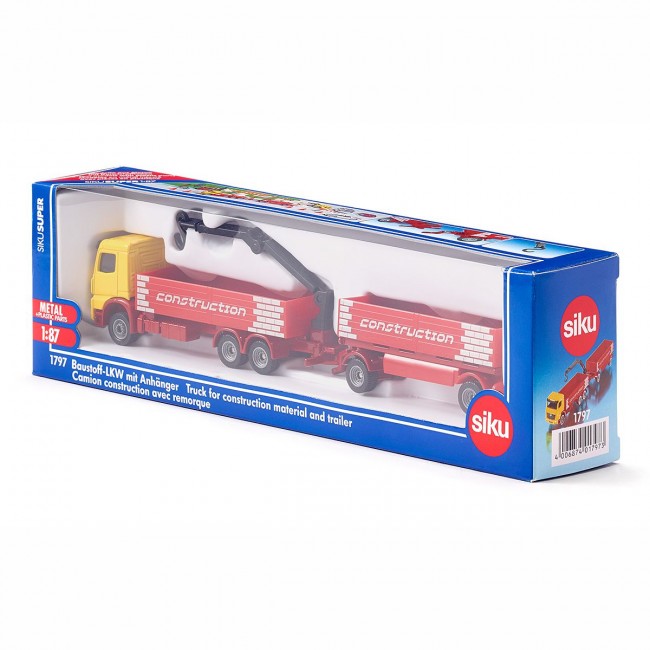 【SK1797】Siku Baustoff-LKW mit Anhänger SIKU Super Baustoff-LKW mit Anhänger ab € 23,49 (2025