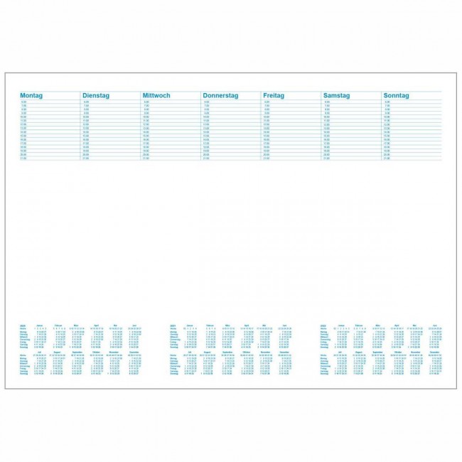 Kalender Blanko 2022